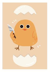 chick postcard